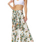 Printed Beach Wide Leg Strappy Trousers HFD7A5ZA52（Buy 8 items get 1 free sunglasses）