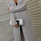Solid Color Long Cardigan Sweater  HFDAQNUB7Y（Buy 8 items get 1 free sunglasses）