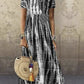 Summer Print Long Skirt Loose Casual Women'S Dress H6LA6PXMYK（Buy 8 items get 1 free sunglasses）