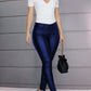 Solid Color Casual Sexy Little Leg Pants HFLD2N9Z8H（Buy 8 items get 1 free sunglasses）