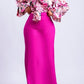 Fashion Print Lace-Up Long-Sleeved Shirt Long Skirt Two-Piece Set H6BQHEA5YK（Buy 8 items get 1 free sunglasses）